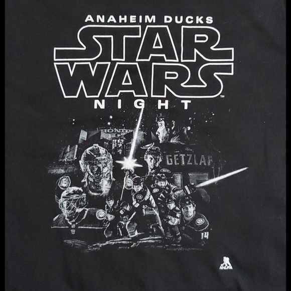 Anaheim Ducks•Star Wars Other - ANAHEIM DUCKS•Star Wars Night•UNISEX•s/s•Black•Lg